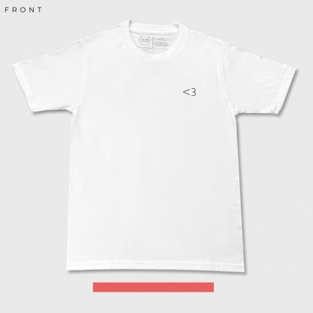 The Heart Tee White
